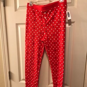 Red Thermal Sleep Leggings